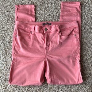 Level 99 Women's Salmon Pink Jeans